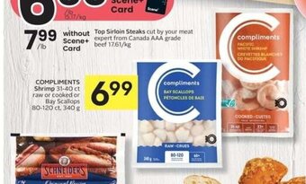IGA COMPLIMENTS Shrimp offer