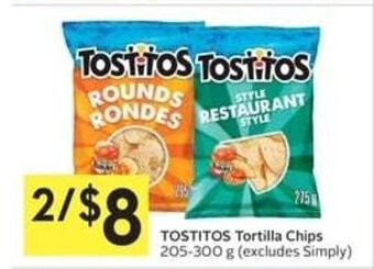 IGA TOSTITOS Tortilla Chips 205-300 g offer