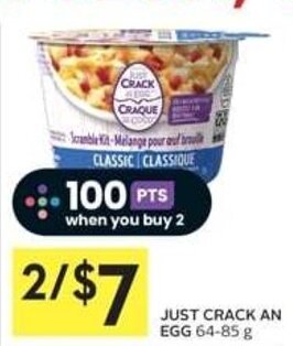 IGA JUST CRACK AN EGG 64-85 g offer