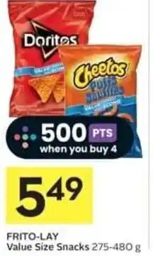 IGA FRITO-LAY Value Size Snacks 275-480 g offer