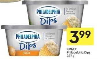 IGA KRAFT Philadelphia Dips 227 g offer