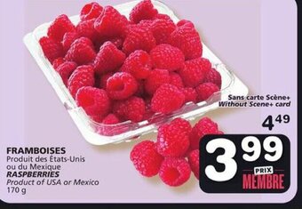 IGA Raspberries 170g offer