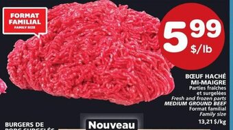 IGA MEDIUM GROUND BEEF offer