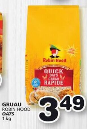 IGA ROBIN HOOD OATS 1KG offer