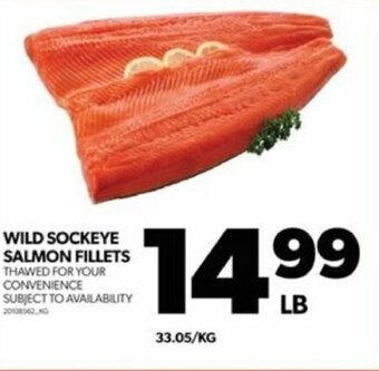 Real Canadian Superstore WILD SOCKEYE SALMON FILLETS offer