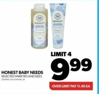 Real Canadian Superstore HONEST BABY NEEDS SELECTED VARIETIES AND SIZES offer