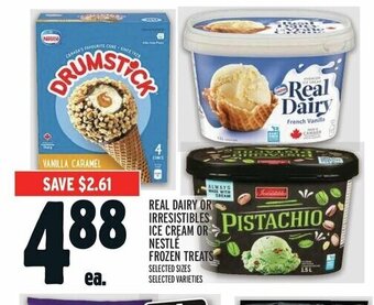 Metro REAL DAIRY Ice cream offer