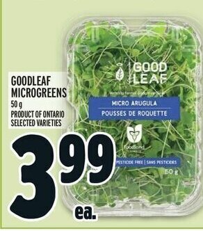 Metro GOODLEAF MICROGREENS 50 g offer