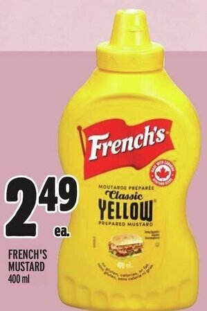 Metro FRENCH'S MUSTARD 400 ml offer