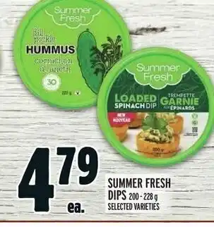 Metro SUMMER FRESH DIPS 200-228 g SELECTED VARIETIES offer