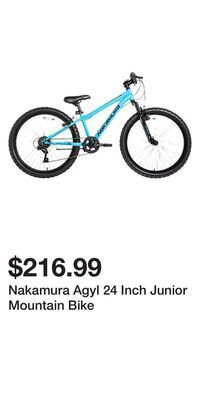 Sport Chek Nakamura agyl 24 inch junior mountain bike offer