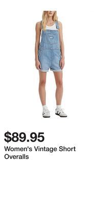 Mark's Women's vintage short overalls offer
