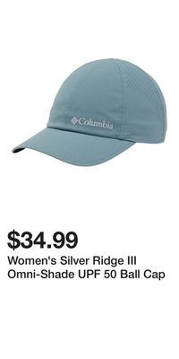Mark's Women's silver ridge iii omni-shade upf 50 ball cap offer