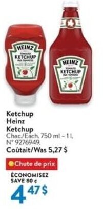 Walmart Heinz Ketchup offer