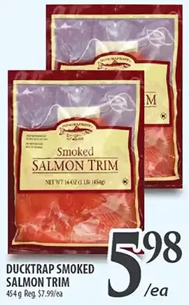 Al Premium Food Mart Ducktrap smoked salmon trim offer