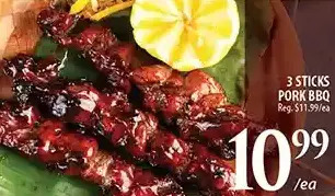 Al Premium Food Mart 3 sticks pork bbq offer