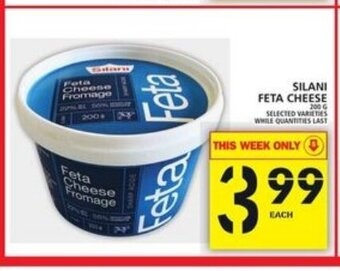 Food Basics Silani feta cheese offer