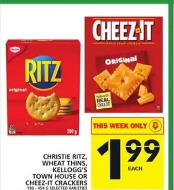 Food Basics Christie ritz, wheat thins offer