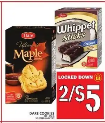 Food Basics Dare cookies offer