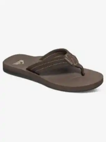 Quiksilver Boy's 8‑16 carver suede leather sandals offer