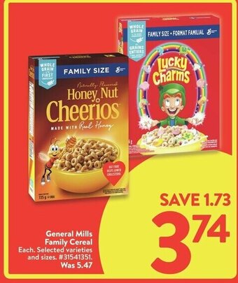 Walmart General mills family cereal offer
