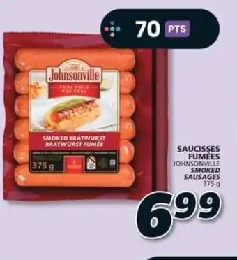 IGA SAUCISSES FUMÉES JOHNSONVILLE 375 g offer