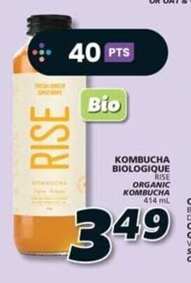 IGA KOMBUCHA BIOLOGIQUE RISE 414 mL offer