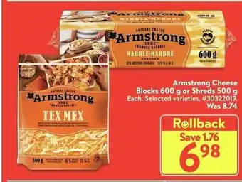 Walmart Armstrong cheese blocks offer