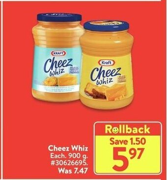 Walmart Cheez whiz offer