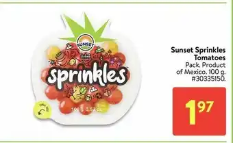 Walmart Sunset sprinkles tomatoes offer