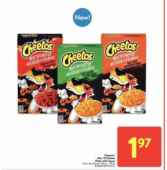Walmart Cheetos mac'n cheese pasta with sauce offer