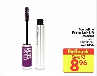 Walmart Maybelline falsies lash lift mascara offer