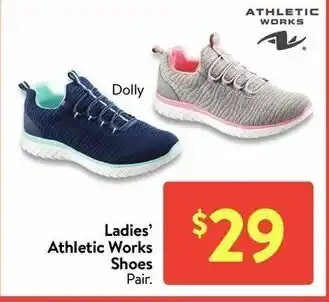 Walmart Ladies athletic works shoes offer