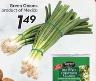 Safeway Green Onions offer