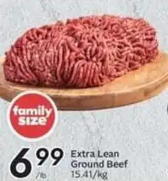 Safeway Extra Lean Ground Beef 15.41/kg offer