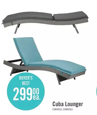 The Brick Cuba lounger - blue offer