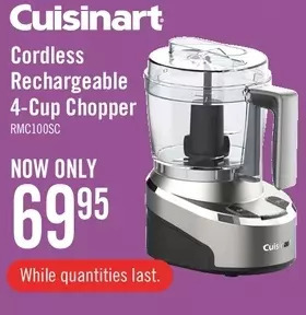 The Brick Cuisinart evolutionx™ cordless rechargeable 4-cup chopper - rmc-100c offer