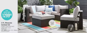 The Brick Minnesota 5-piece patio set - grey offer