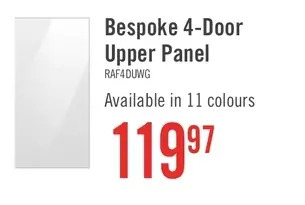 The Brick Samsung bespoke 4-door french-door refrigerator top panel - ra-f18du412/aa offer