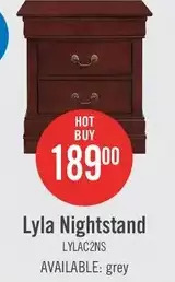 The Brick Lyla nightstand - cherry offer