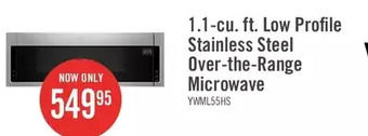 The Brick Whirlpool 1.1 cu. ft. low-profile microwave hood combination - ywml55011hs offer