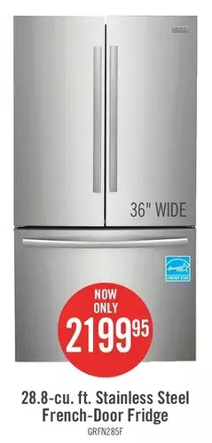 The Brick Frigidaire gallery 28.8 cu. ft. french-door refrigerator - grfn2853af offer