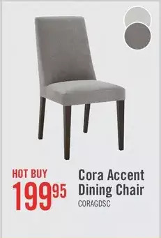 The Brick Cora accent dining chair - grey offer