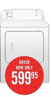 The Brick Inglis 6.5 cu. ft. electric dryer with automatic drying control – yied4671ew offer