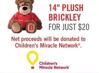 The Brick 14 plush brickley offer