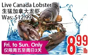 Bestco Food Mart Live canada lobster offer