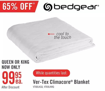 The Brick Bedgear ver-tex climacore blanket offer
