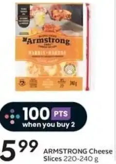 Safeway ARMSTRONG Cheese Slices 220-240 g offer