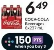 Safeway Coca-Cola Beverages 6x237 mL offer