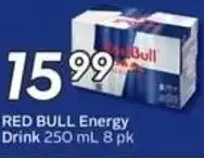 Safeway RED BULL Energy Drink 250 mL 8 pk offer
